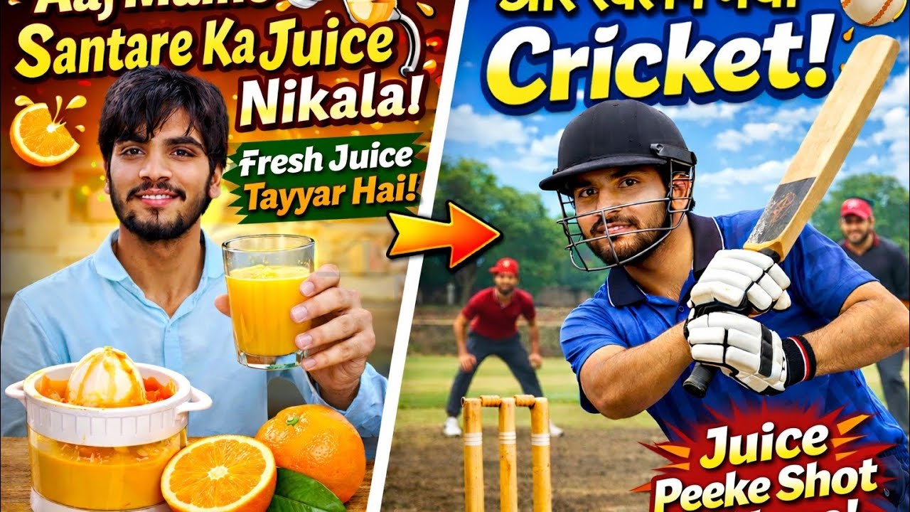 Juice 🧃 pike cricket khelne gya | daal chawal khaye maza aagya | Ali's world 2.0