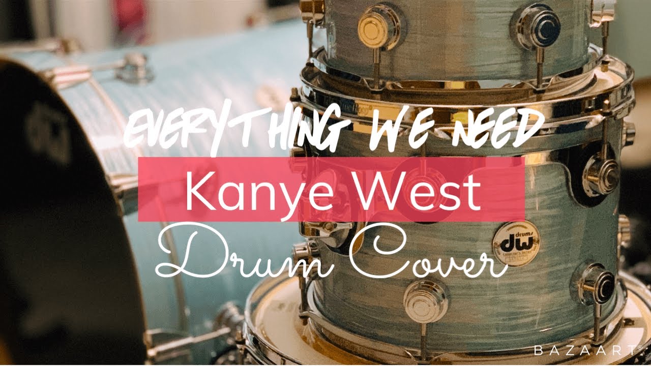 Kanye West - Everything We Need - Drum Cover by SalArteagaDrums