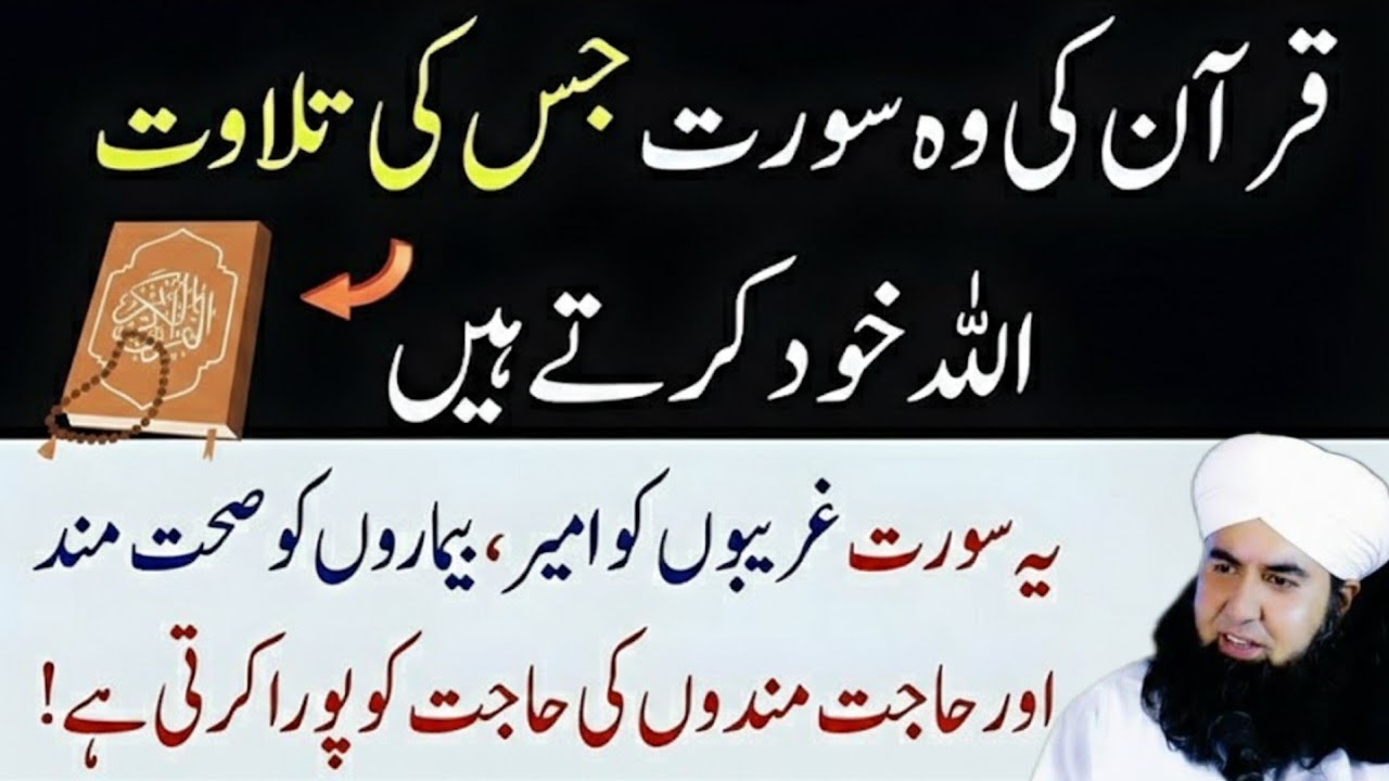 Quran Ki Wo Surat Jiski TilawatKhud Allah Karte Hain |Hairan KunHaqeeqat Dr hammad Shafi