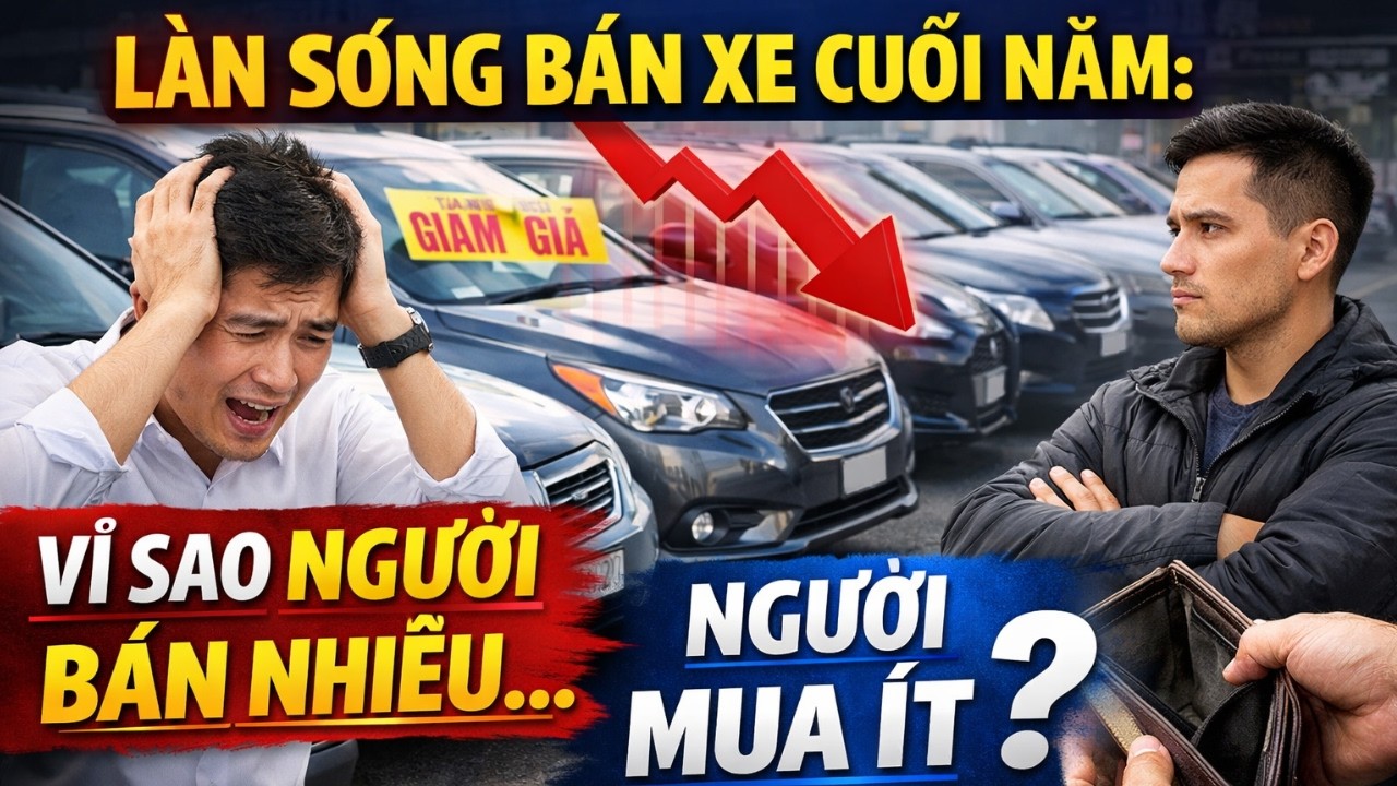 Làn Sóng Bán Tháo Ô Tô Cuối Năm - Showroom Treo Biển 'CẤM' Nhập Xe, Chủ Xe Khóc Ròng!