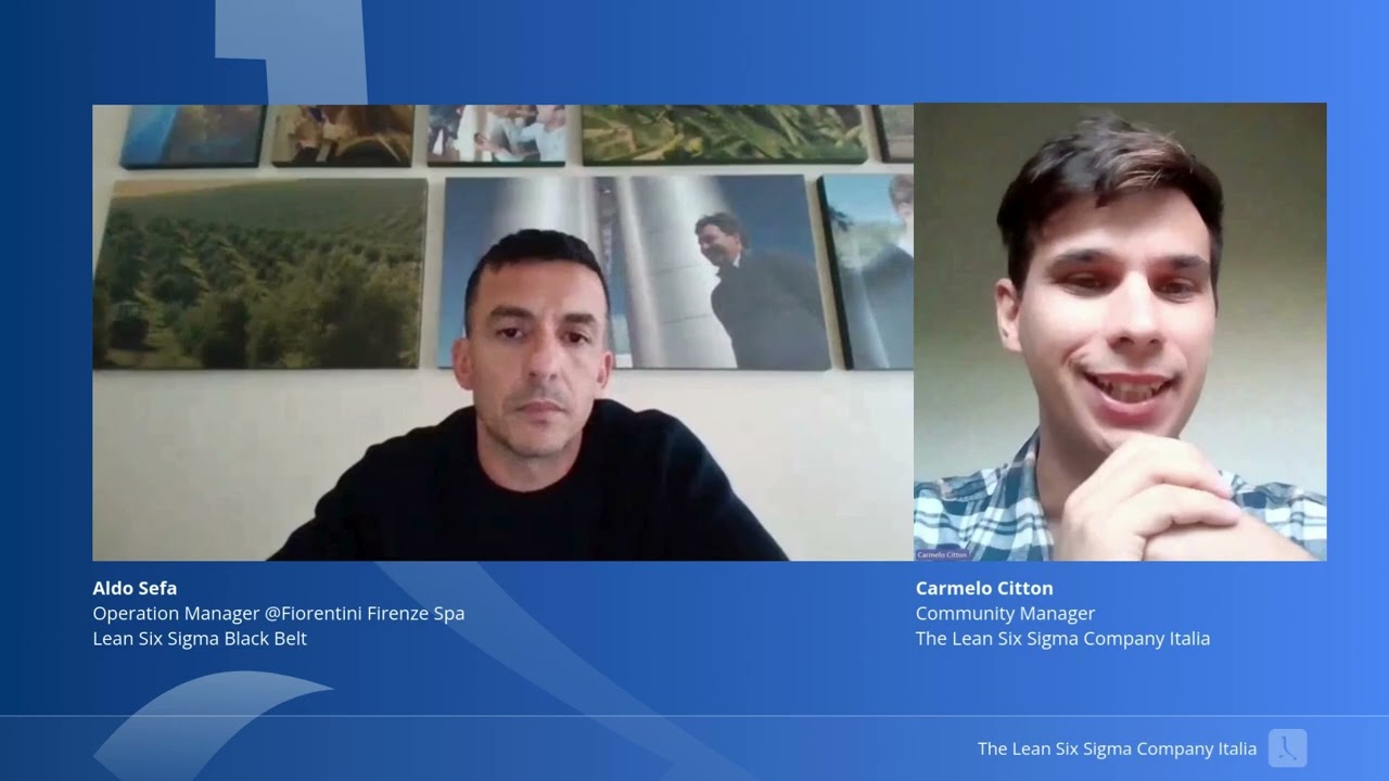 Diventare Lean Six Sigma Black Belt: Aldo Sefa, Direttore Operativo