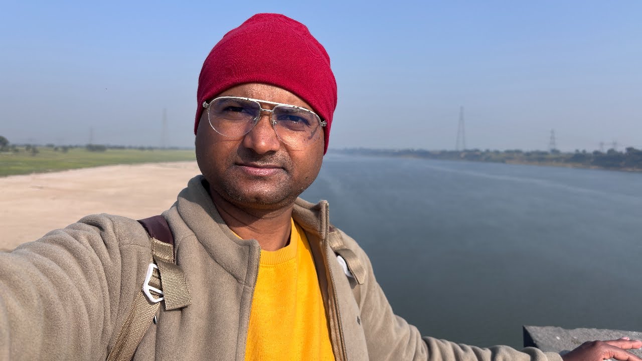 V27 - Yamuna River Ka Sabse Sundar Najara 😎 Amit Sambodhi 😍