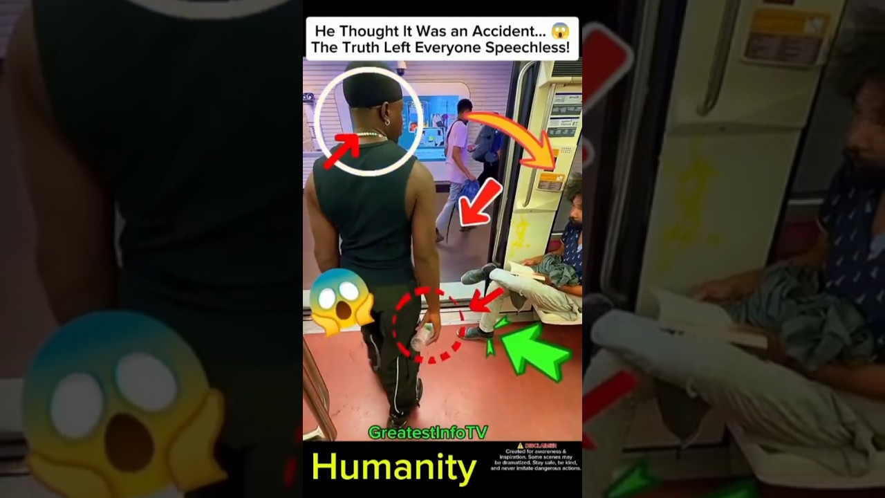 He Was Pushed Off the Train But His Next Move Shocked Everyone! 😱 #shorts #viral