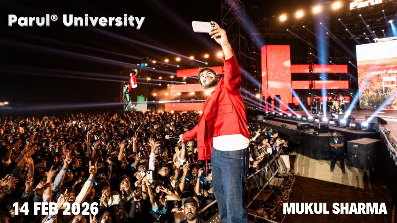 Mukul Sharma at Parul University 😍 14 Feb 2026 Live