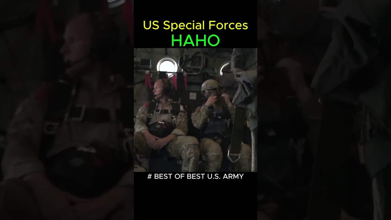 u.s haho jump...#specialforces #army #military #haho