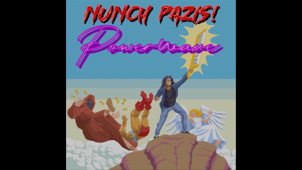 Nunch Pazis! - Power Wave (synthwave / cyberpunk / metalwave music video)
