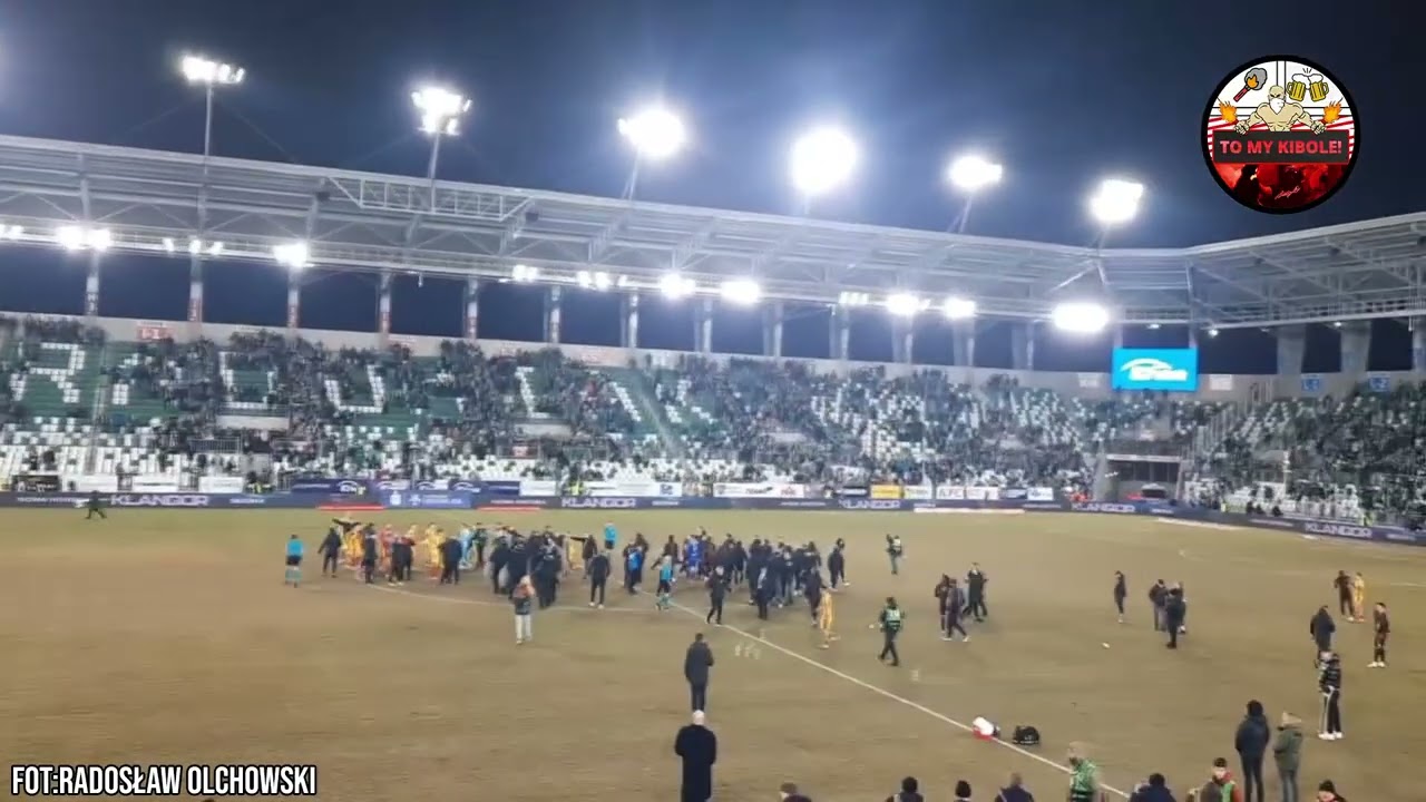 Awantura po meczu Radomiak Radom - Korona Kielce 13.02.2026