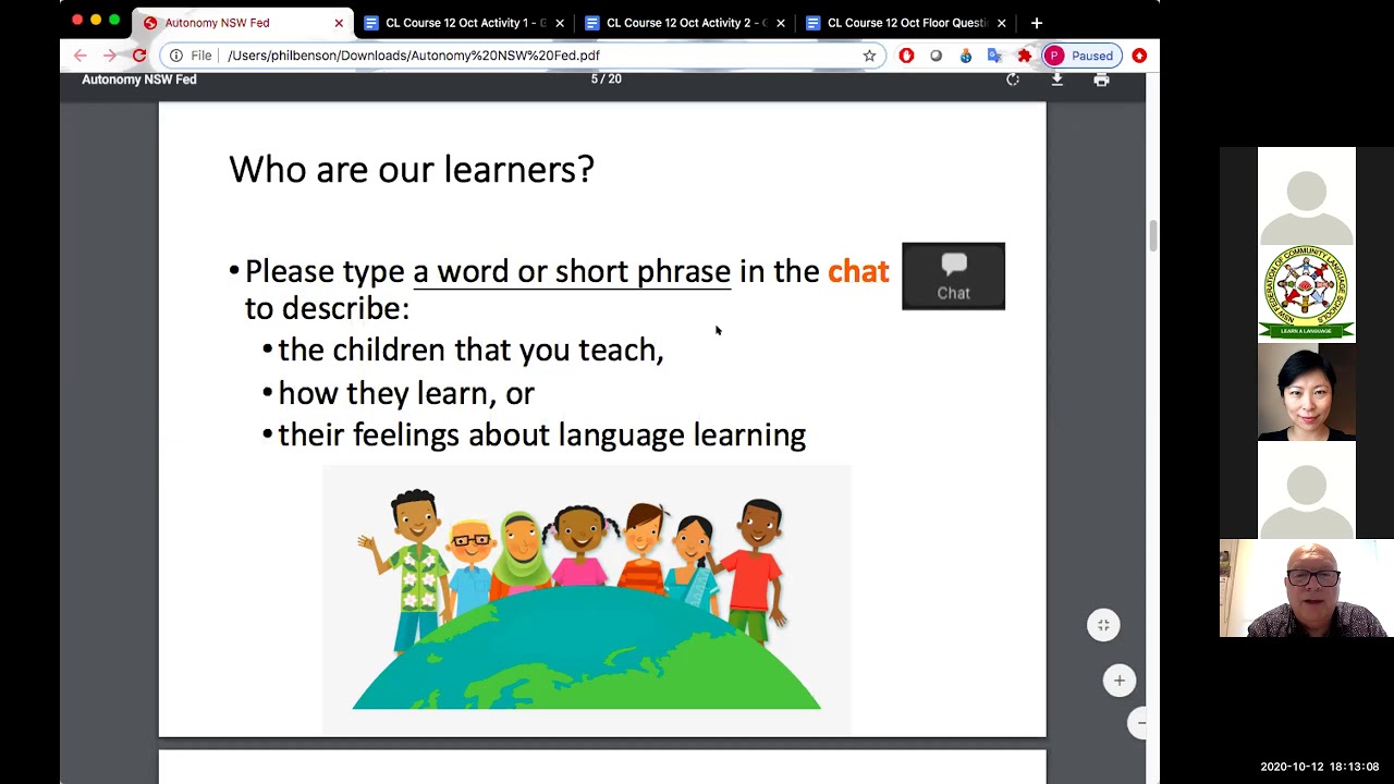 Engaging Community Language Learners - Engaging today&rsquo;s young language learners. Prof Phil Benson