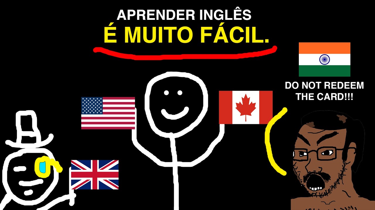 APRENDER INGLÊS é bem fácil, na real