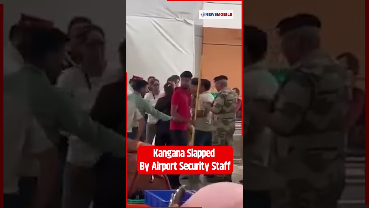 Kangana Slapped By Airport Security Staff