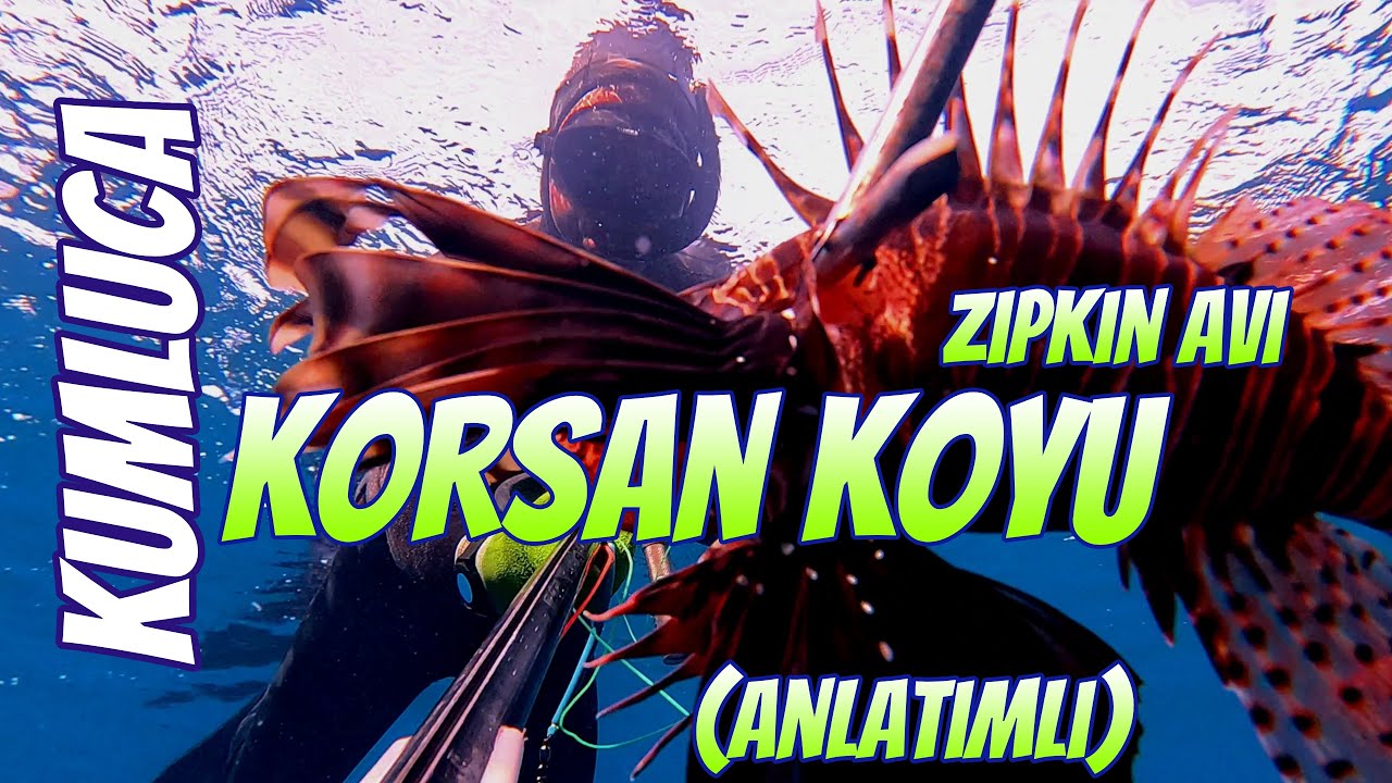 🔱 Karaöz Korsan Koyu Kumluca'da Anlatımlı Zıpkın Avı 🔱 - 4K - 🐟Spearfishing in Pirate's Bay 🐟