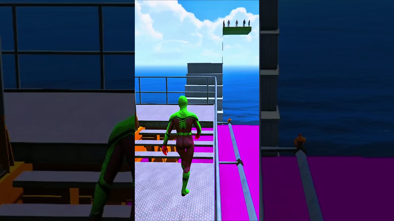 Jumps - Fails #GTA5GAMES #Epic #Ragdoll #TrendingGame #Spiderman #Game #New #Gameplay #Episode88
