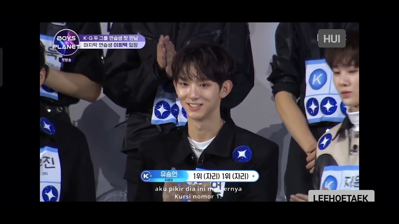 BOYS PLANET Ep.1 Everyone was so shocked & startstruck to see Hui #leehoetaek #hui #boysplanet