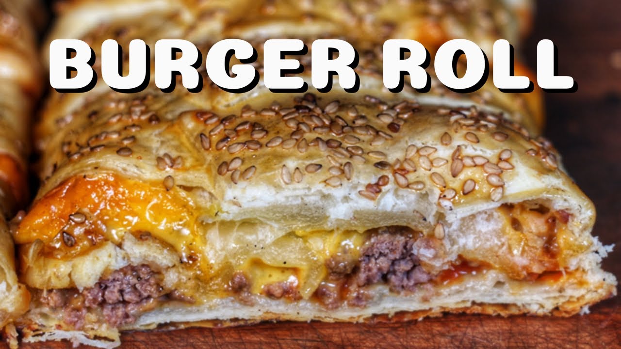 If you like BURGER you'll love this CHEESEBURGER PUFF PASTRY ROLL - 0815BBQ - International
