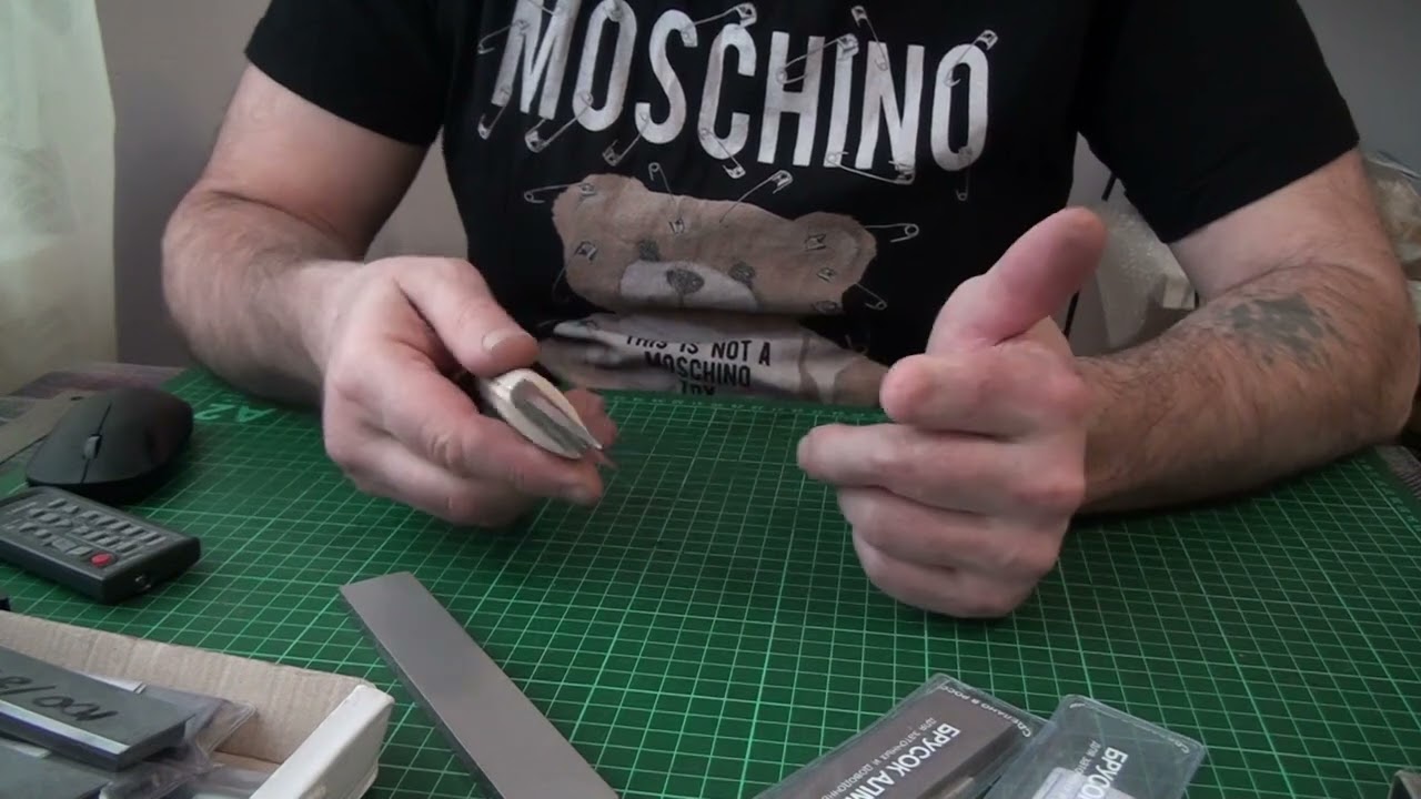 Двухсторонние Венёвские алмазы.Экспресс тест.Сталь на ноже Z-Max.