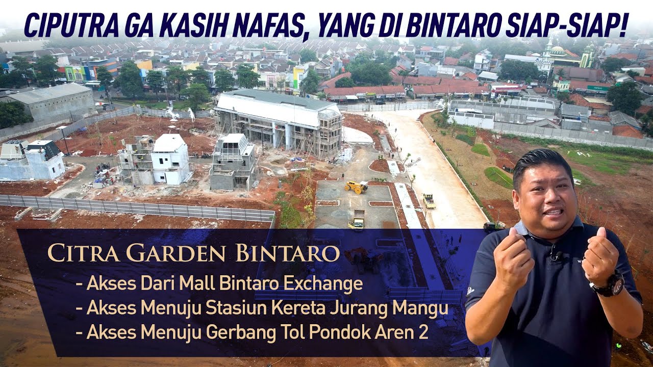 AKSES Citra Garden Bintaro Dari Bintaro Exchange Menuju Stasiun Jurang Mangu & Pintu Tol Pondok Aren