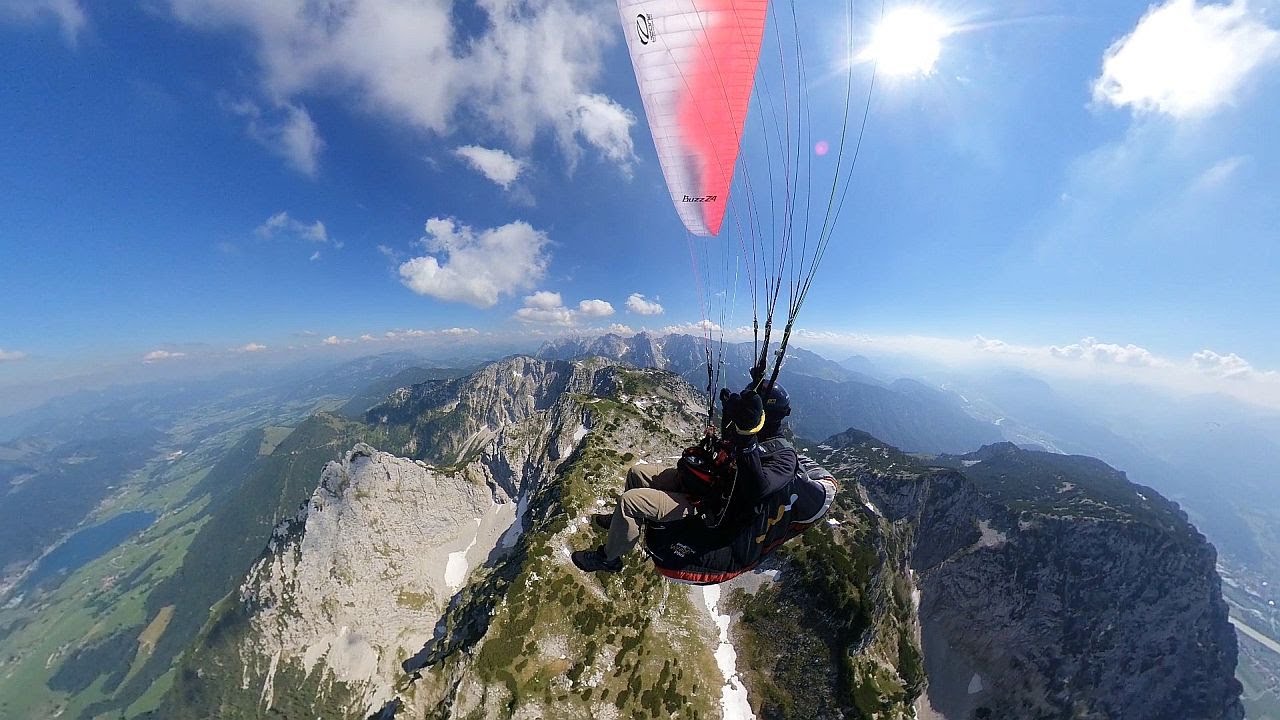 Gleitschirmflug zum Zahmen Kaiser (Kössen 2019)