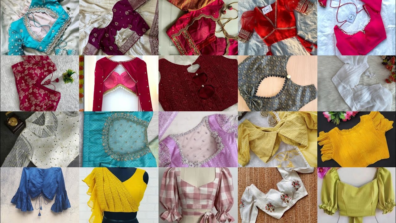 Trending Blouse design | Front blouse design | Back blouse designs | Beautiful blouse designs 😍