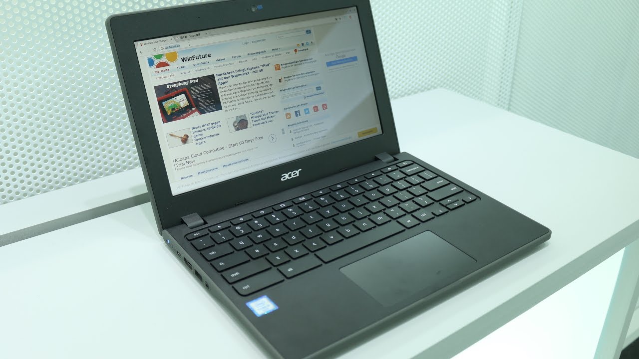 Acer Chromebook 11 C771 (Core i5) hands on at Computex 2017