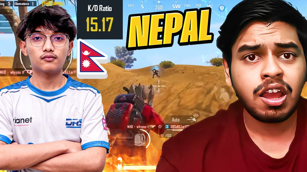 INTERNATIONAL RANK 1 NEPAL TEAM M416 SPRAY CONQUEROR Player DRSxGYANTEY BEST Moments in PUBG Mobile