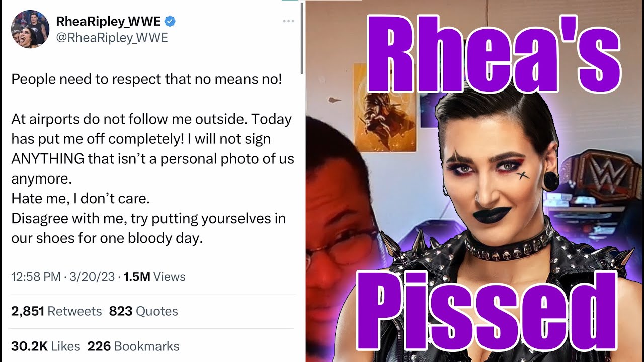 WWE Rhea Ripley warns fans harassing her for autographs