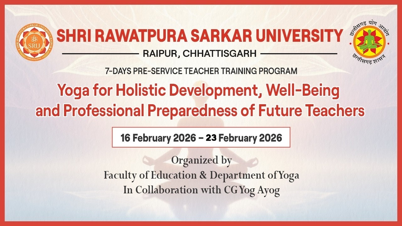 Closing Ceremony | Yoga for Holistic Development of Future Teachers | SRU Raipur | Live