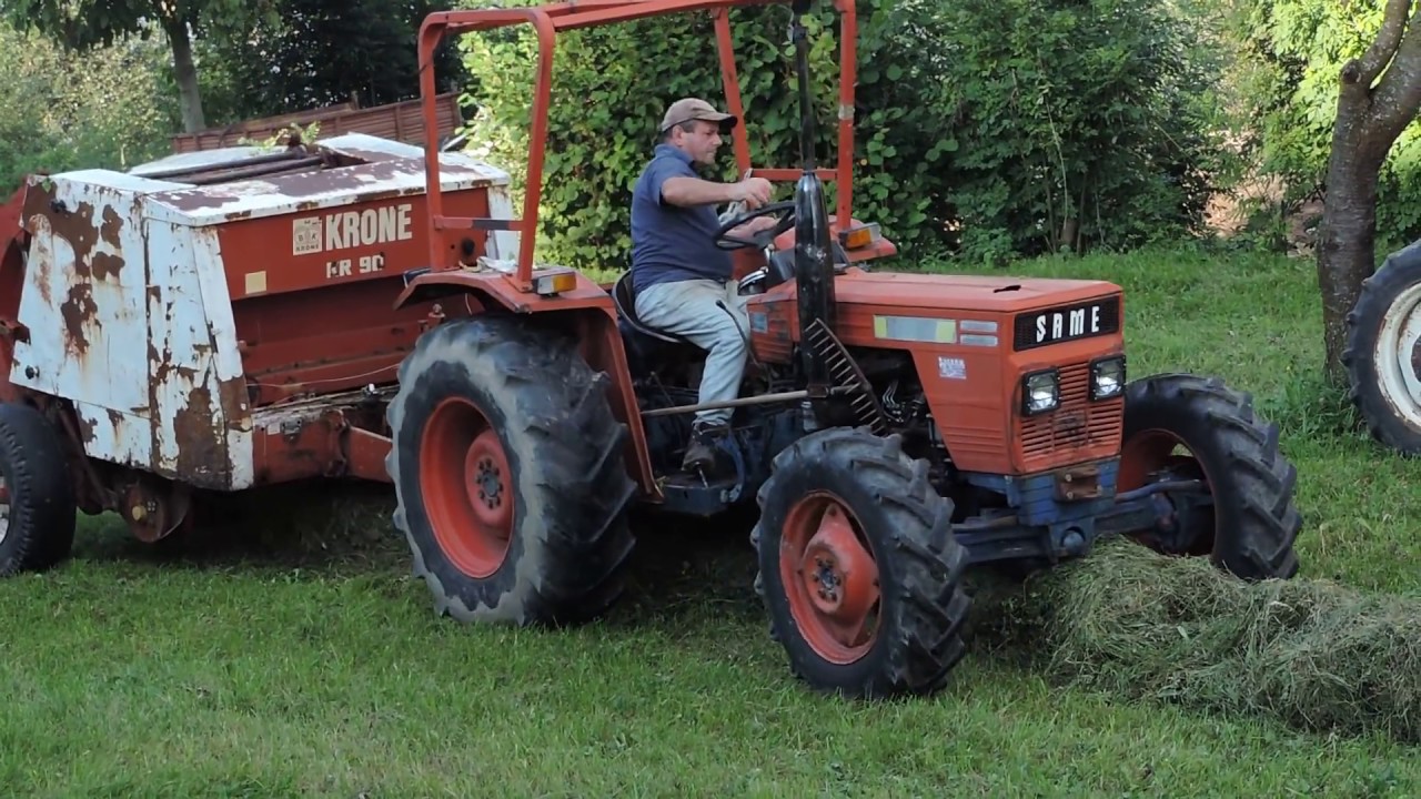 Same Condor con imballatrice Krone kr 90