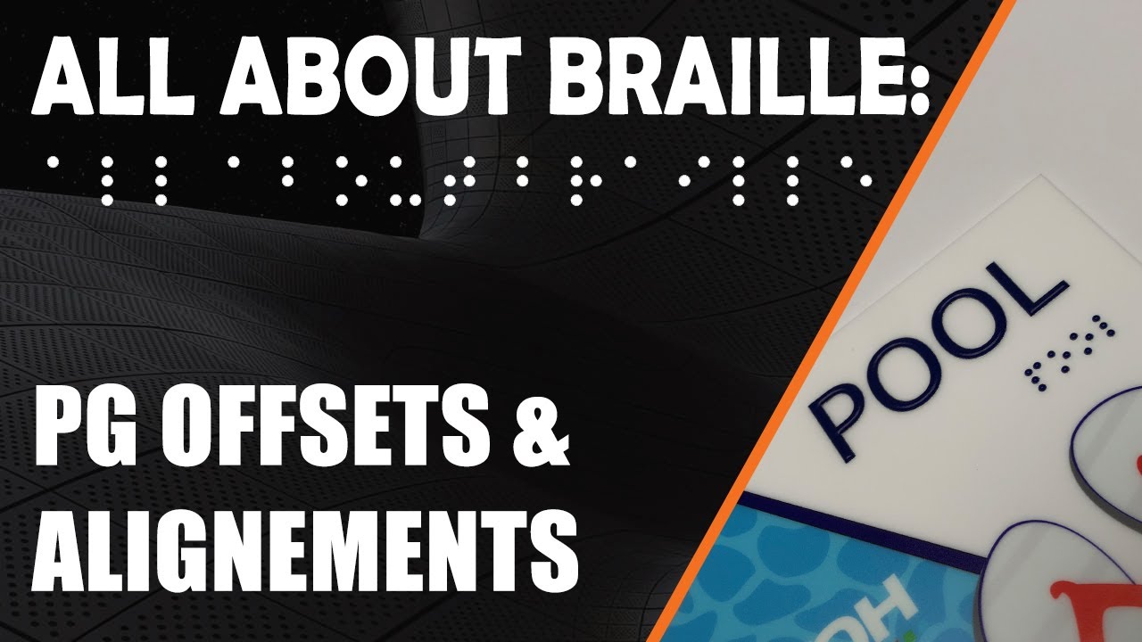 Setting PG offsets and User Alignments for Printing Braille on the 461UF/661UF