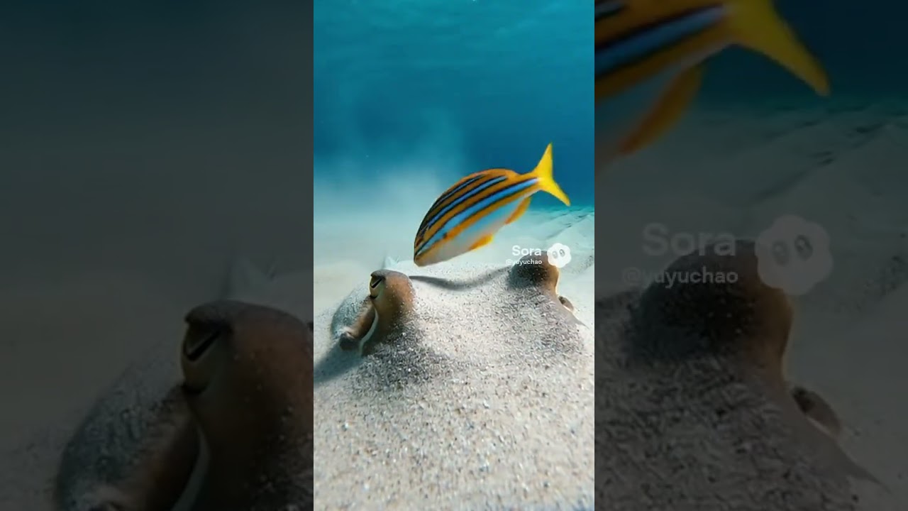 魟魚埋沙待捕獵 （Stingray Sand Ambush）