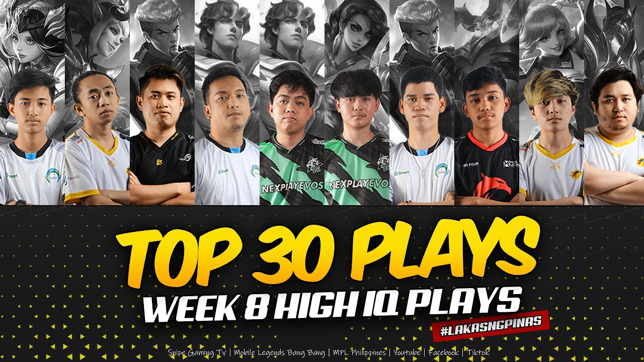 [HD] TOP 30 HIGH IQ PLAYS MPL S9 WEEK 8,Urishii Esme Block,Haze Xavier,Joyboy Freestyle,Ch4knu Buff