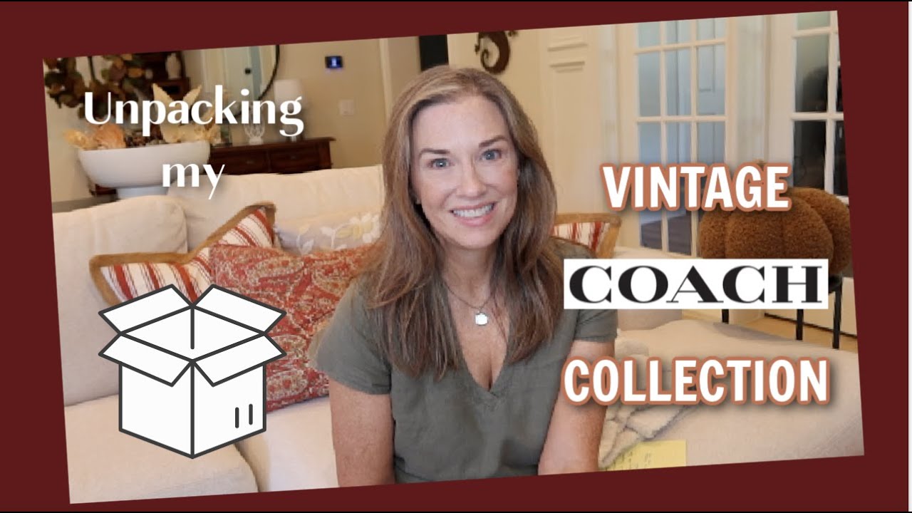 Распаковываю свои винтажные сумки Coach