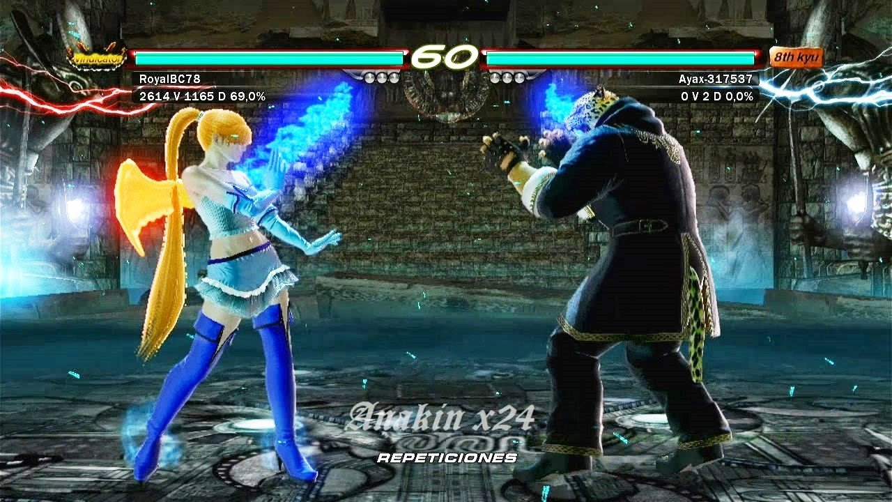 201_5 Lili ryona (RoyalBC78) vs (Ayax-317537) King - Ranked Matches - Tekken 6 2024