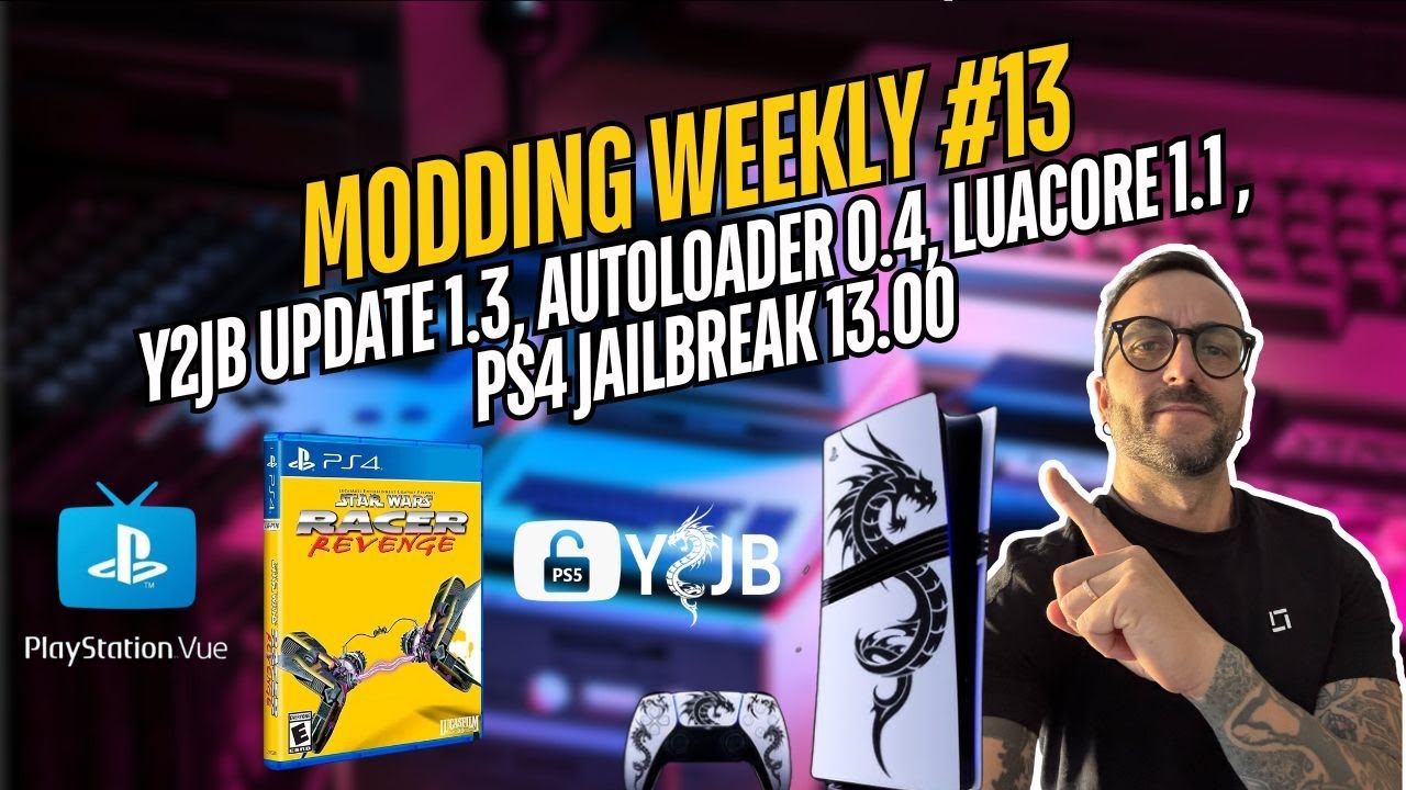 Modding Weekly #13 – Y2JB 1.3, Autoloader 0.4, Luac0re: cosa è cambiato davvero