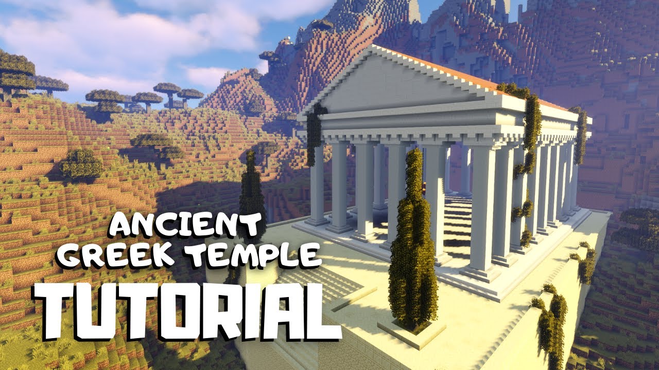 Minecraft: Как построить греческий храм (руководство по древнегреческому городу)