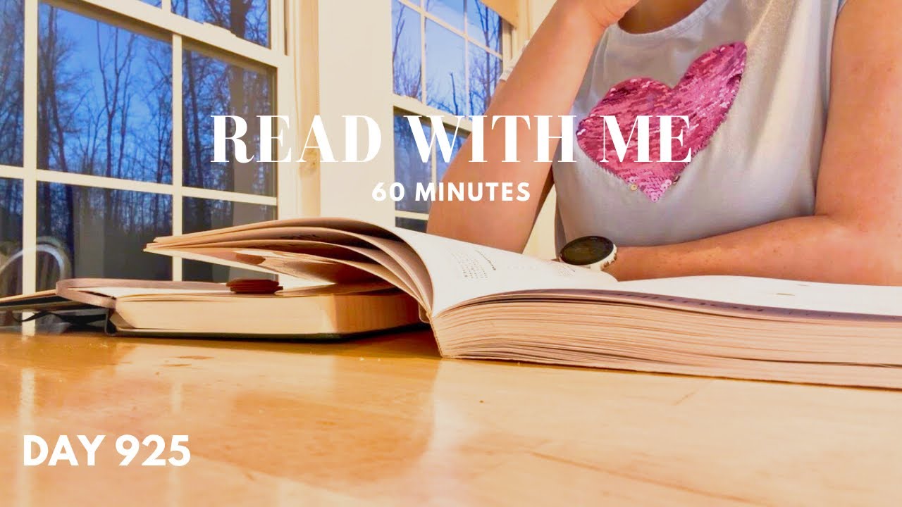 READ WITH ME | Quiet Evening Reading by the Window | 60 Minutes | Day 925