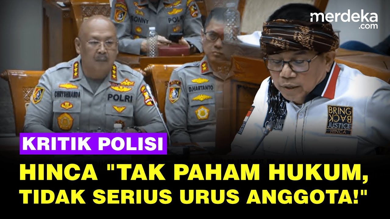 Panas Komisi III! Hinca Demokrat Telak Sindir Polisi: Tak Serius Urus Manusianya!