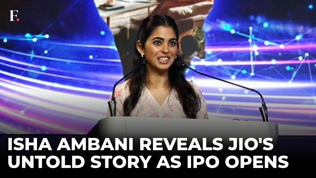 How Akash Ambani's Internet Frustration Sparked Jio | Isha Ambani Reveals Story At IPO Launch