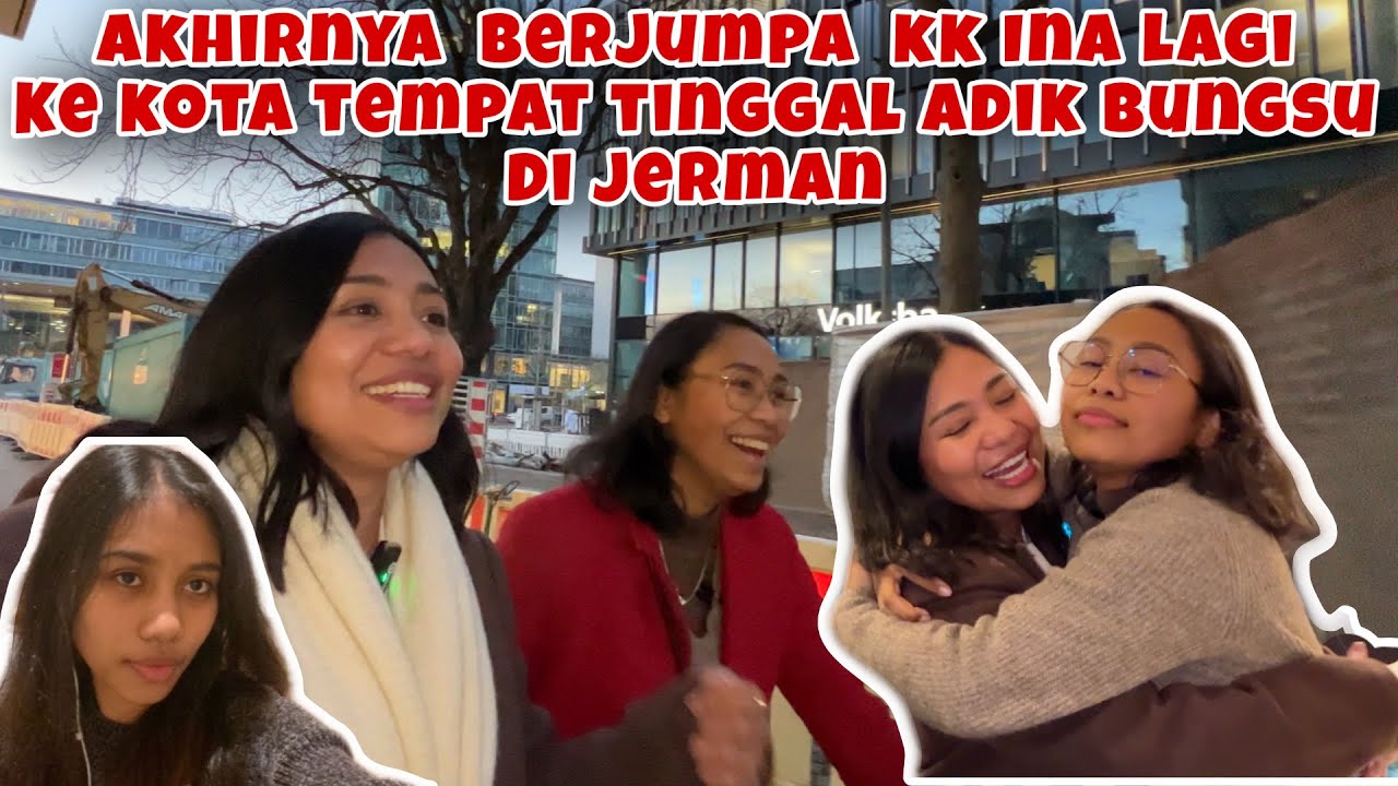 BARENG KELUARGA BAHAGIA DI JERMAN BERKUNJUNG KE TEMPAT TINGGAL ADIK BUNGSU