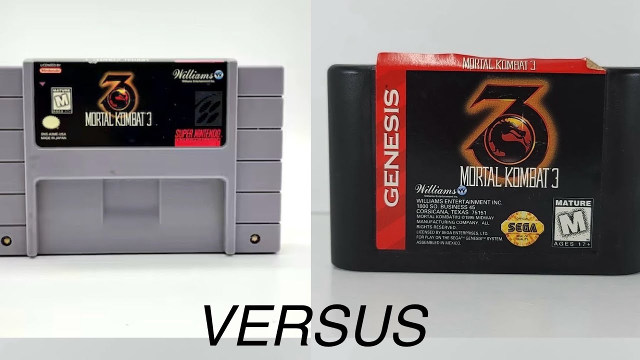 Mortal Kombat 3, SNES против Sega Genesis!