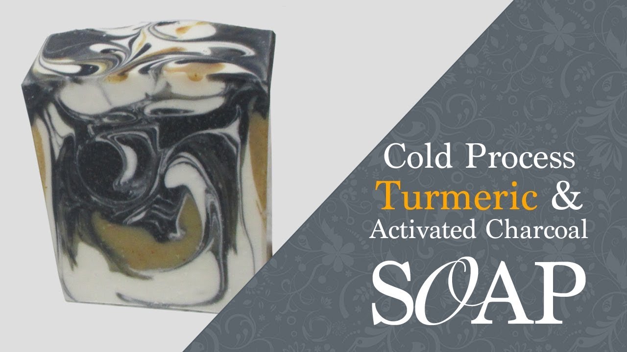Turmeric & Activated Charcoal Soap, Cold Process Soap Making and Cutting