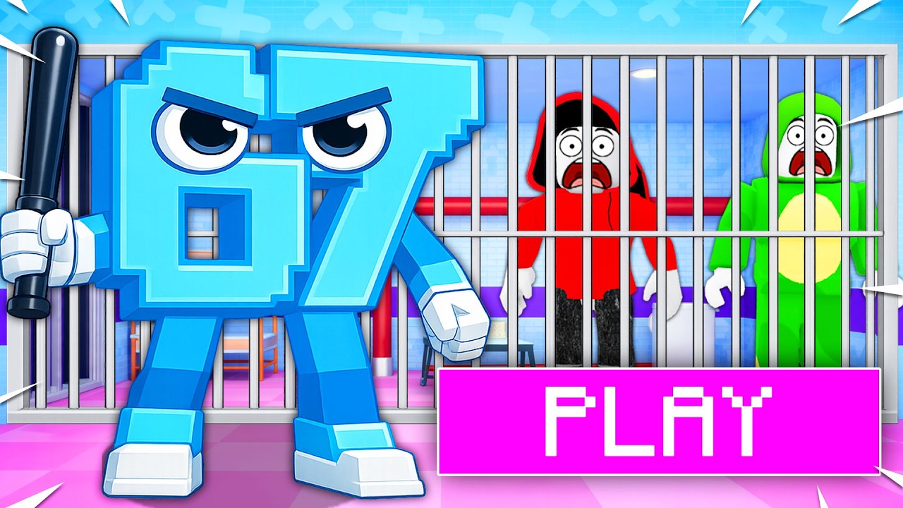 MIKEY AND JJ ESCAPE FROM 67 PRISON ROBLOX OBBY