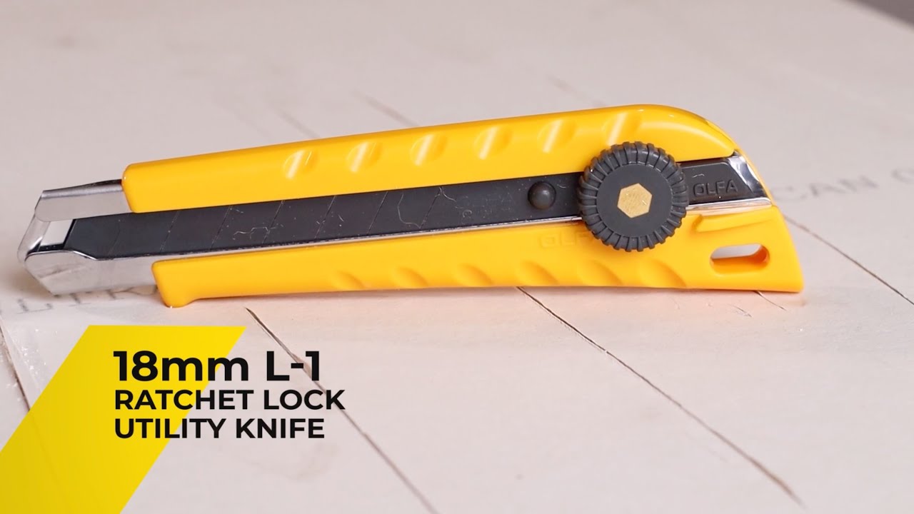 18mm L-1 Ratchet Lock Utility Knife | OLFA
