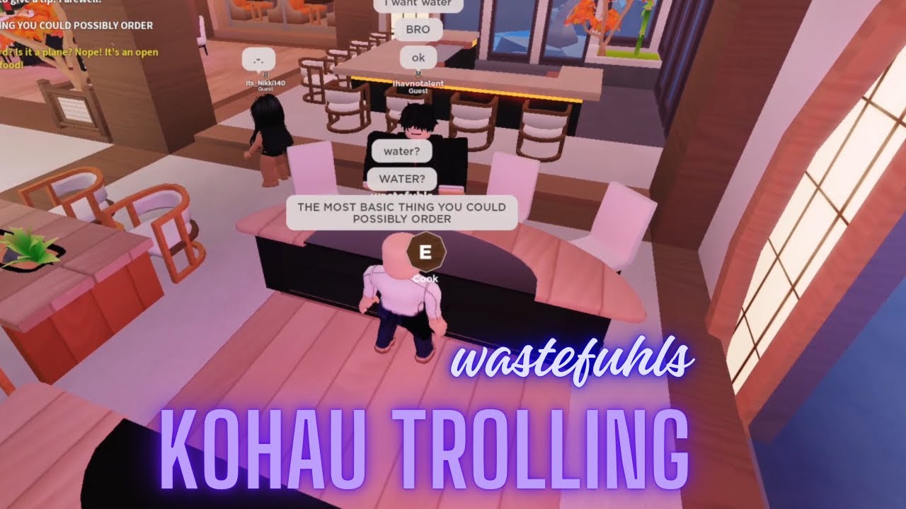 TROLLING AT KOHAU AND CAUSING CHAOS! (ROBLOX TROLLING) *THANKSGIVING SPECIAL*