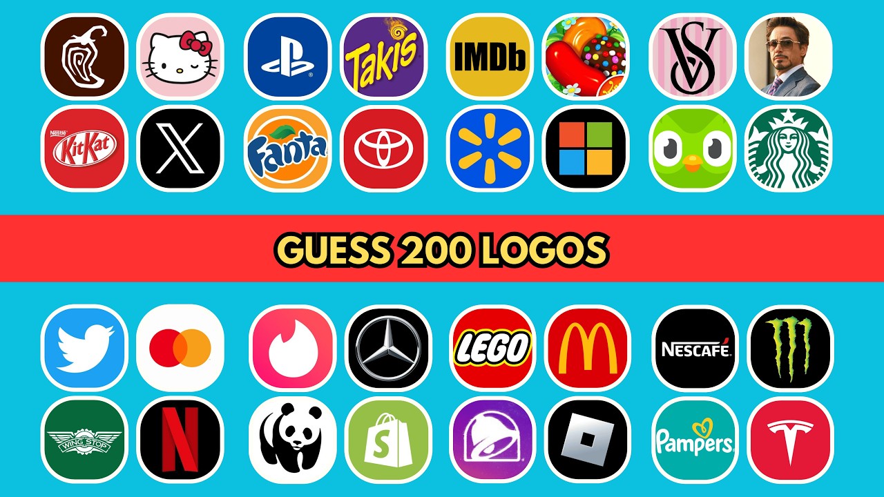 ‼️ ULTIMATE Logo Challenge ‼️ Solve 200 Logos in 3 Seconds🤯 | Genius Level Quiz😎