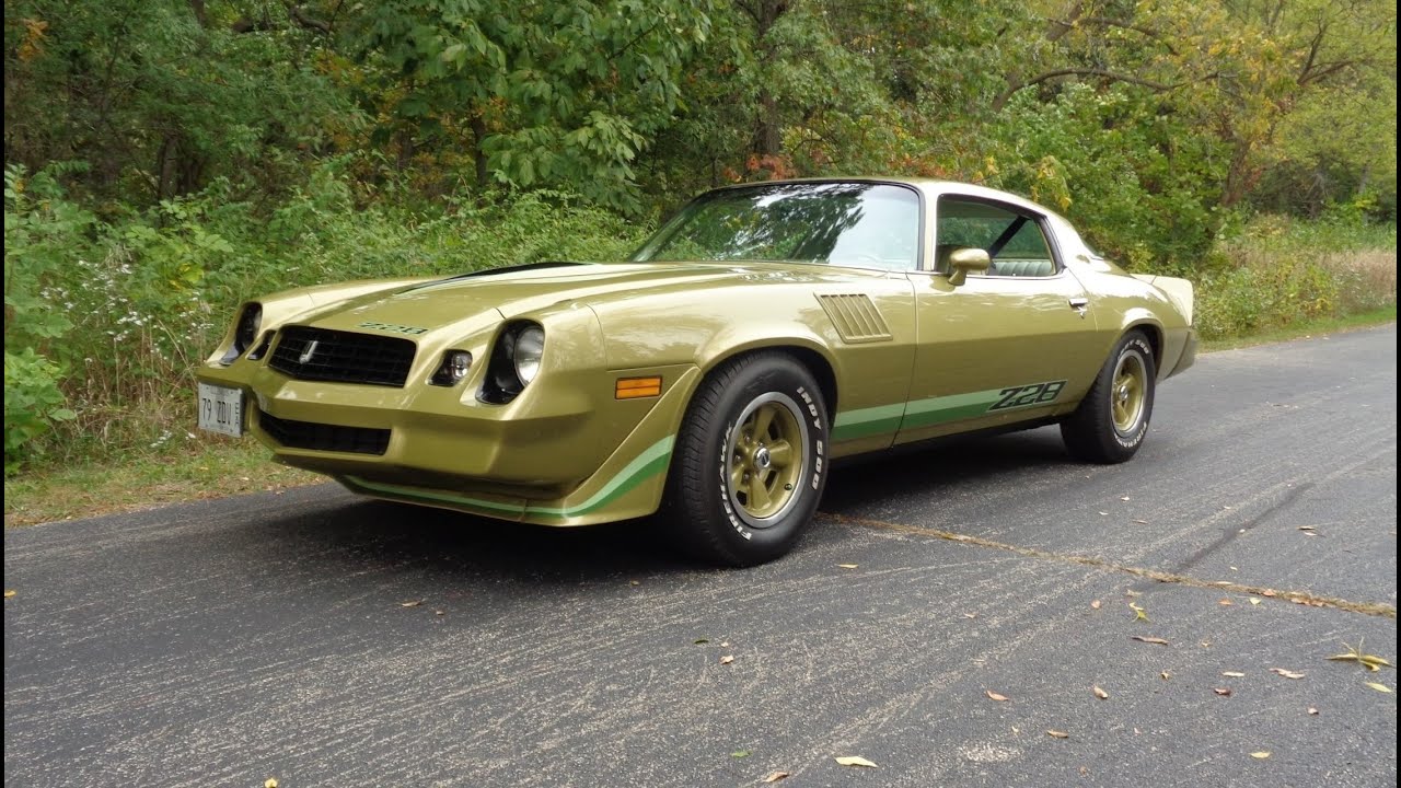 1979 Chevrolet Chevy Camaro Z28 Z/28 in Green 350 Engine & Ride on My Car Story with Lou Costabile