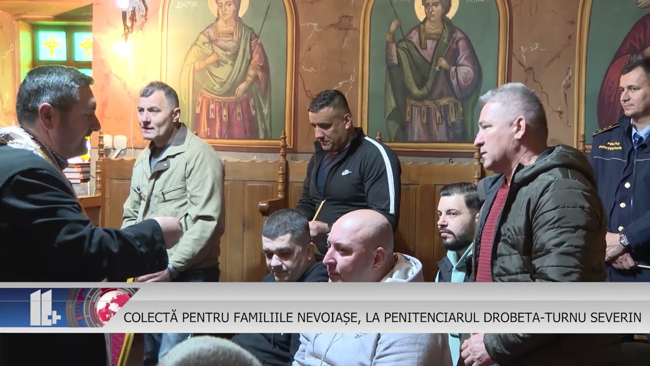 COLECTĂ PENTRU FAMILIILE NEVOIAȘE, LA PENITENCIARUL DROBETA-TURNU SEVERIN