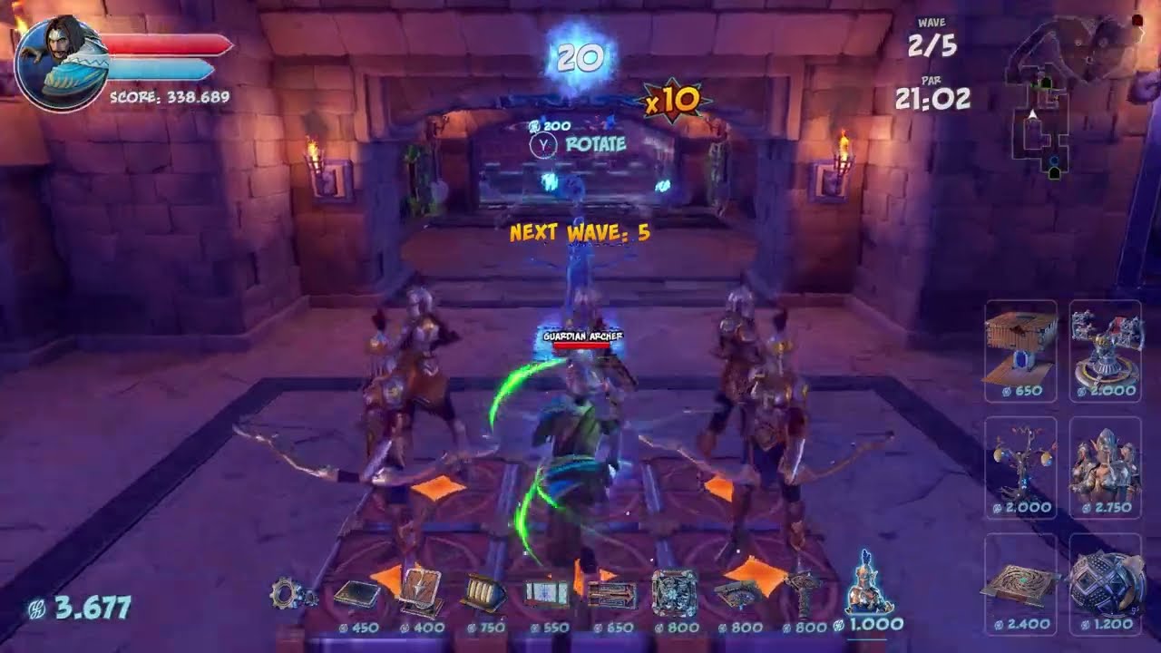 Orcs Must Die 3 - The Lava Pits - War Scenario - Rift Lord - Lazy Build