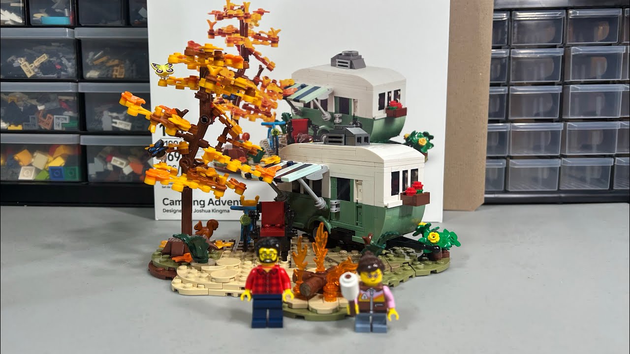 Lego 910041 BrickLink Designer Program 3 Camping Adventure (2024) Set Review 