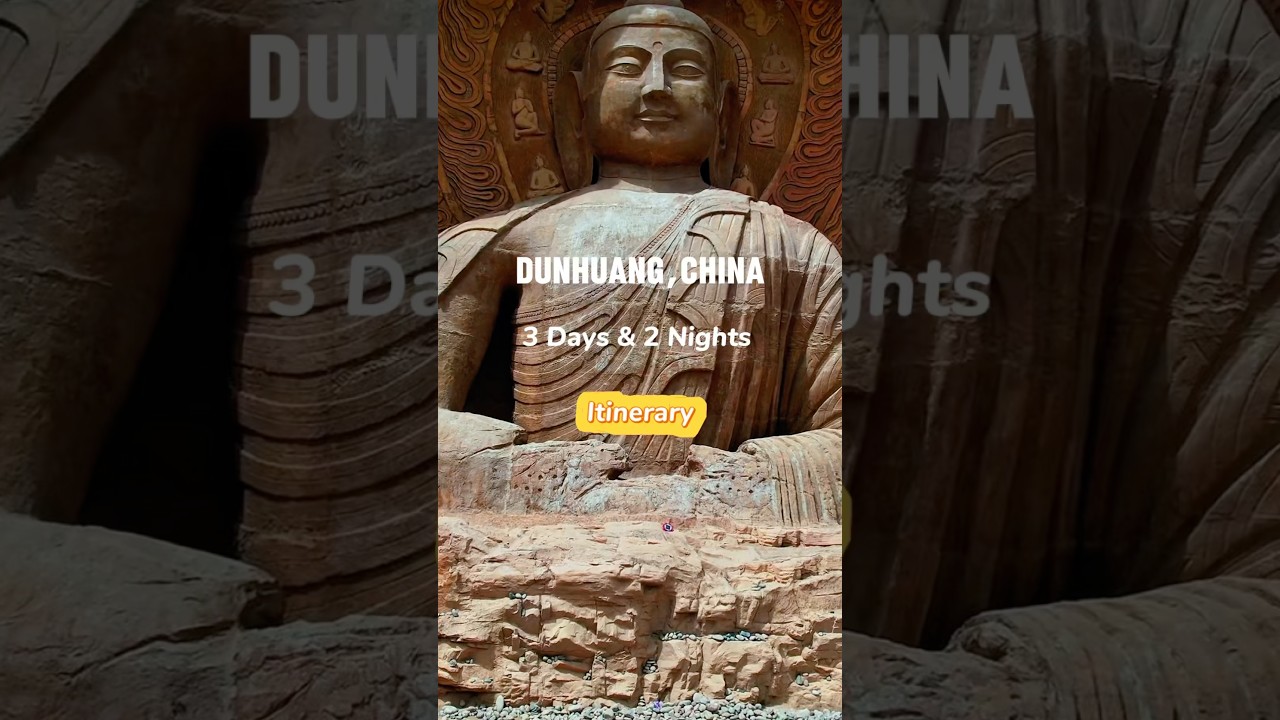 China travel itinerary about Dunhuang #china #chinatravel #travelchina #chinatour #bucketlist
