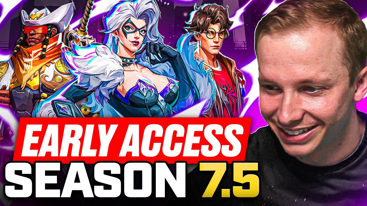 SEASON 7.5 MARVEL RIVALS PREVIEW SERVER AND BLACK CAT (NEW DROPS ON MY TWITCH)